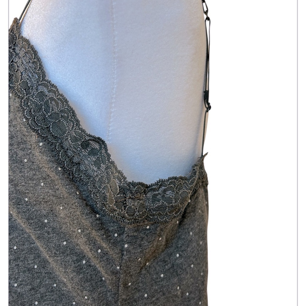 Vintage Y2K Aeropostale Lace Trim Cami Tank Size XL Elena Gilbert Alternative - Picture 3 of 12